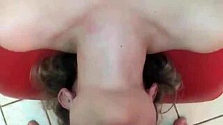 shoving massive cock balls-deep into inverted deepthroat over and over relentlessly