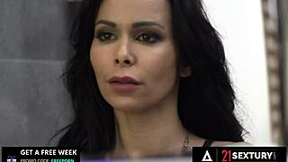 Dark-Haired Babe Jessy Jey Gets Her Bubble Butt Assfucked Hard by Monster Cock in Lingerie