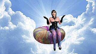 Granny's elegant romantic missionary deep into fat tits creampie orgasm bliss