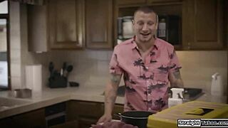 neighbor rams teen redhead's tight ass deep and hard