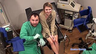 Dr Tampa Torments Petite Olivia Kassady in Latex Lesbian Clinic Screams!