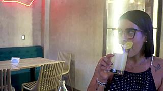 Hotel waiter joins curvy Colombian client and her big tits stepmom for rough FFM doggystyle deepthroat ass to mouth group sex