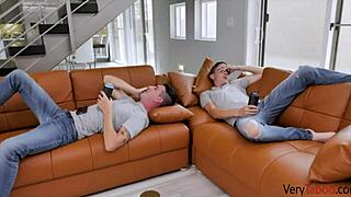 You take stepsis mouth while I pound her tight pussy