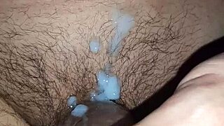 alex from sweetlightcouple jerks his cock and blasts cum everywhere