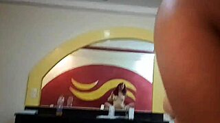 hot latina redhead teen with big natural tits rides cowgy tight pussy bent over