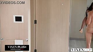 Vixen Nicole Kitt Craves Cock, Licks Balls and Rides in Lingerie Doggystyle