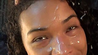 I crave those five hot facials exploding all over my eager face