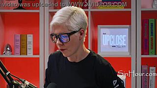 innocent nerd leana lovings hides wild pornstar secrets in casting