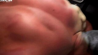 brazilian couple parks car for public outdoor wife handjob swing