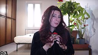 Skinny housewife flashes then gets roughly fucked hard by roommate in dorm