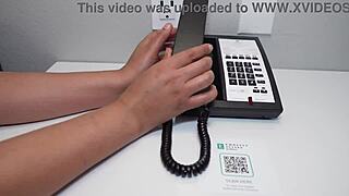 hotel maintenance guy tempts yuri dreamz into private fun