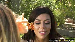 Brooklyn Chase Karma Rx Double Penetrated by Big Black Cocks in Cuckold 4some