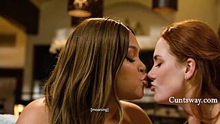 she came over to watch but ended up scissoring and squirting cuntsway's juicy cunt