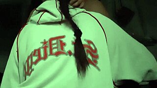 i'm sneakin around with my stepsis hidin from parents fuckin her wet pussy crazy like