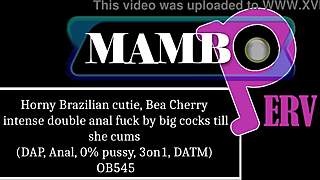 Horny Brazilian Bea Cherry Takes Intense Double Anal DAP from Big Cocks