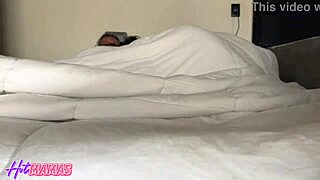 This horny milf cheats with two lovers while cuckold husband watches