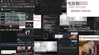 girl feels bored playing pc alone in room