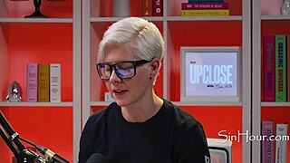 innocent nerd leana lovings hides wild pornstar secrets in casting