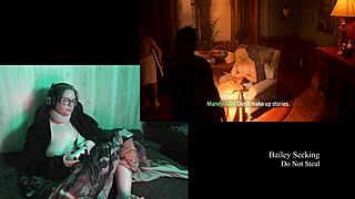 Naked Alan Wake 2 playthrough hits part 13 with big tits on display