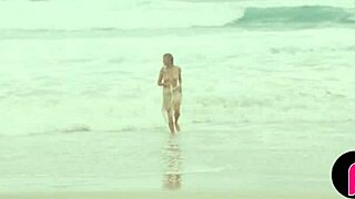 Petite Aussie MILF Strips Ripped Clothes Off Round Tits Bubble Butt