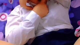 Ok teacher you rubbed my pussy but no penetration you broke deal now fuck my tight Mexican schoolgirl ass creampie homemade