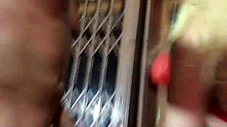 wild carnival romp with blonde beauty and crowd energy explodes