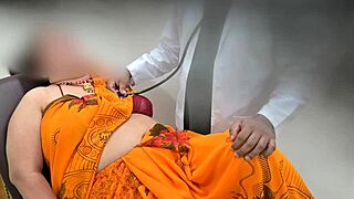 doctor starts checking patient but ends up too tempted to resist?