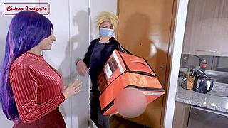 Desperate Latina Housewife Fucks Pizza Delivery Guy For Cum Sauce Uncensored