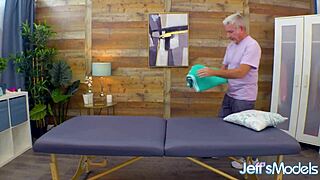 Hairy Redhead Adora Bell Gets Pussy Toyed By Skilled Masseur On Massage Table