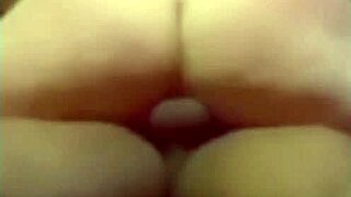 Hottie with Swollen Wet Pussy Rubs Clit While Riding Huge Interracial Cock