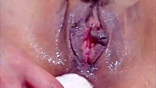 colombian blonde milf's anal cucumber masturbation double penetration tease