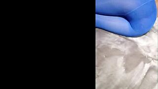 Milf's perfect body shines in pantyhose and sky-high heels, begging for attention!