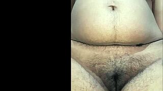 Hot Indian Step Mom Pisses in Bathroom Showing Hairy Pussy