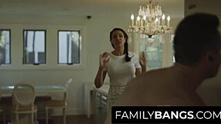 whoa stressed penny barber milf catches messy van wylde son in law fucking her hard in car taboo!