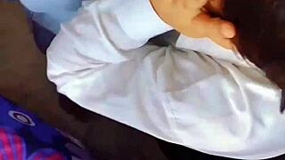 Ok teacher you rubbed my pussy but no penetration you broke deal now fuck my tight Mexican schoolgirl ass creampie homemade