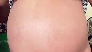 pregnant maid flashes big boobs hairy pussy on cam