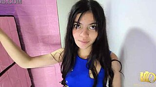 beautiful classmate kneels begging cock to pass semester fucked in lockers