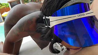 big booty ebony teases with backshots in home fantasy