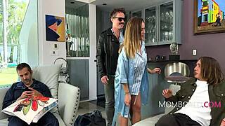 I can't believe how this free use milf grabs my cock during wanks-giving group fun, it's insane!