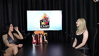 Vivan lola and vitória beatriz tease in sheer red lingerie interview