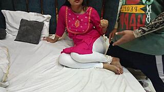 desi stepsis sneaks into stepbro's bed overnight but he insists on sharing in hindi dirty talk roleplay