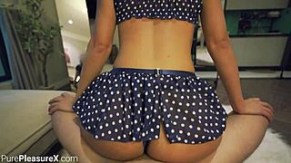 pov pegging his ass with my strap-on... his cock just kept cumming non-stop from pure pleasure