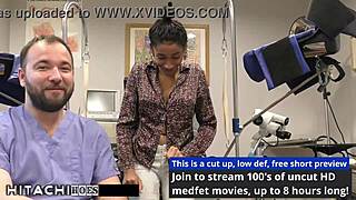 backstage at the hospital i rip clothes off miss mars and force hitachi orgasm on her tanned curly patient