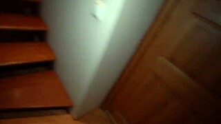 I ravage horny brunette at private sex party with face cumshot