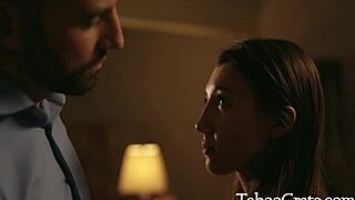 Best friend's husband blackmails skinny teen wife into pussy fucking for cash taboo