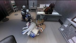 Fontaine Roblox Girls in Wild Futanari Hentai Orgy with Monster Cocks and Big Tits!