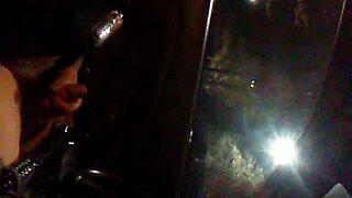 Quiet Moments Alone in Parked Car Exterior