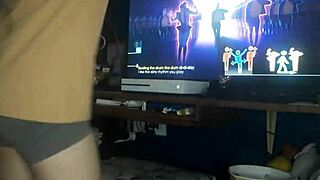 perfect body teen dances wet pussy in cosplay just dance tease
