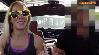 blonde bimbo get's banged so nasty by pawn dude in group pov... damn!