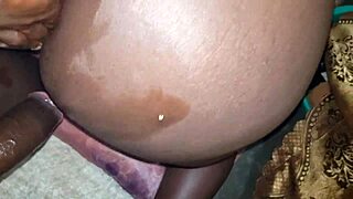 African babe takes bold ANAL from big black cock